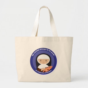 St. Catherine of Bologna Large Tote Bag
