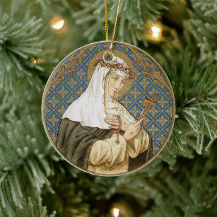 St. Catherine of Siena (BK 19) Ceramic Ornament