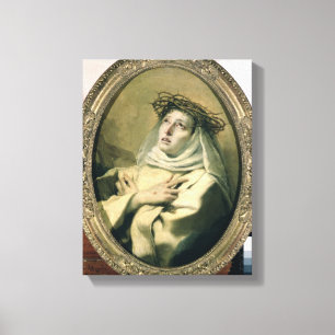 St. Catherine of Siena , c.1746 Canvas Print
