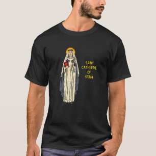 St Catherine Of Siena Catholic Purity Girls Teens T-Shirt