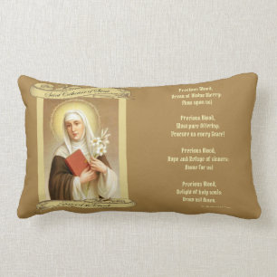 St. Catherine of Siena Doctor of the Church Lumbar Pillow