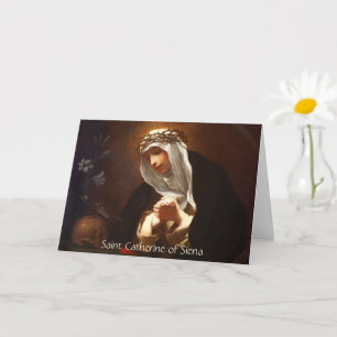 St. Catherine of Siena (Franceschini) Horizontal Card