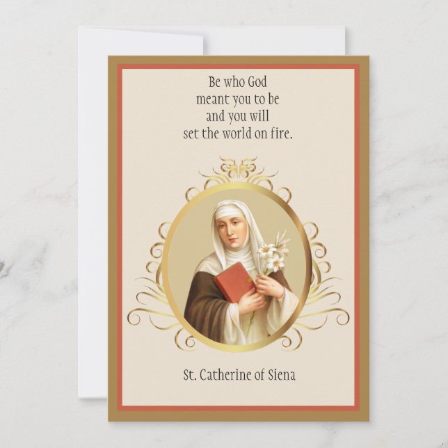 St. Catherine of Siena Religious Nun (Front)