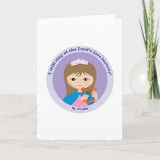 St. Cecilia Card