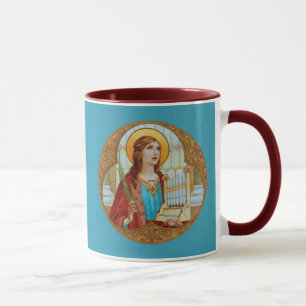 St. Cecilia de Rome (BK 003) Café Mug 2