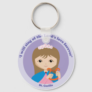 St. Cecilia Keychain