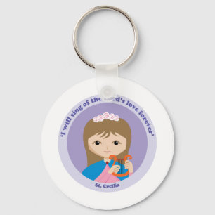 St. Cecilia Keychain