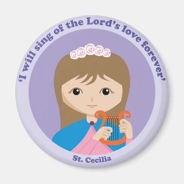 St. Cecilia Magnet (Front)