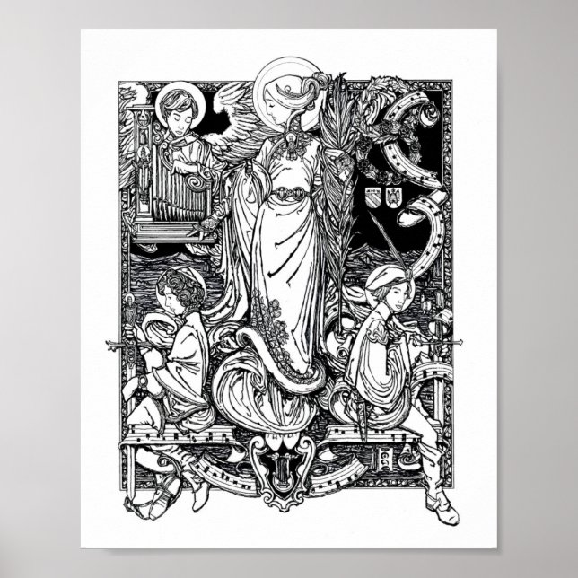 St. Cecilia of Rome 8" x 10" Print (Front)