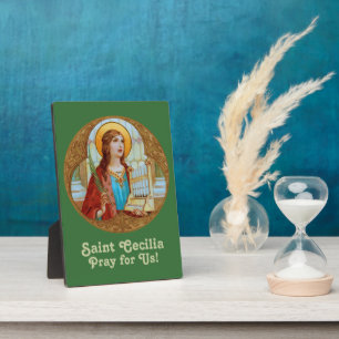 St. Cecilia of Rome (BK 003) 5"x7" Plaque