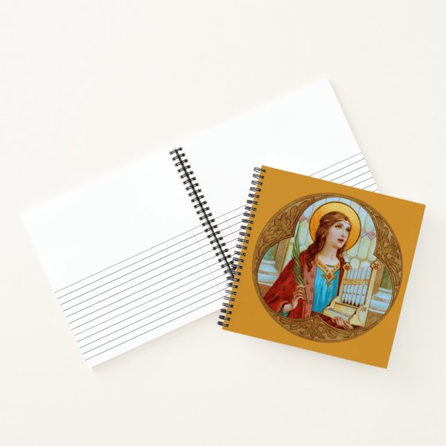 St. Cecilia of Rome (BK 003) Notebook (Inside)
