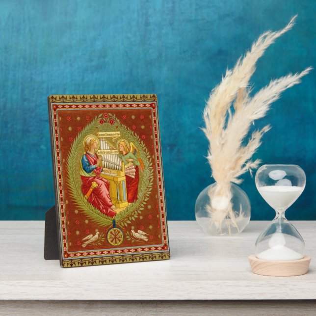 St. Cecilia of Rome (SNV 36) 5"x7" Plaque (Side)