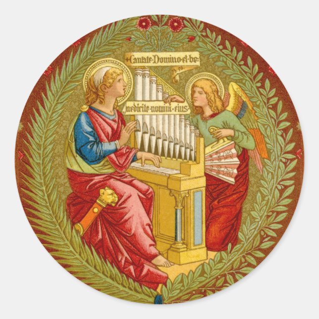 St. Cecilia of Rome (SNV 36) Classic Round Sticker (Front)