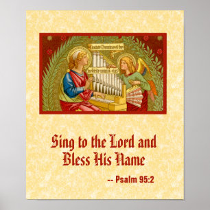 St. Cecilia of Rome (SNV 36) Poster