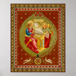 St. Cecilia of Rome (SNV 36) Poster