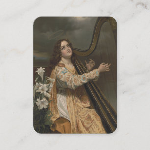 St. Cecilia Patron Musicians Catholic Prayer Place Card