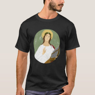 St Cecilia Patron Saint Of Musicians Catholic Musi T-Shirt