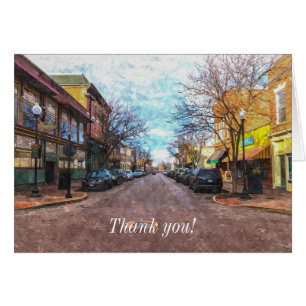 St Charles Main St Carte de remerciements
