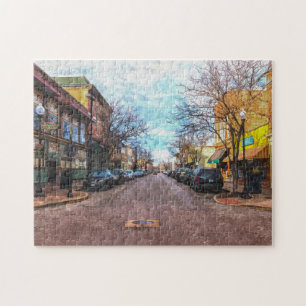 St Charles Main St Painterly Jigsaw Puzzle
