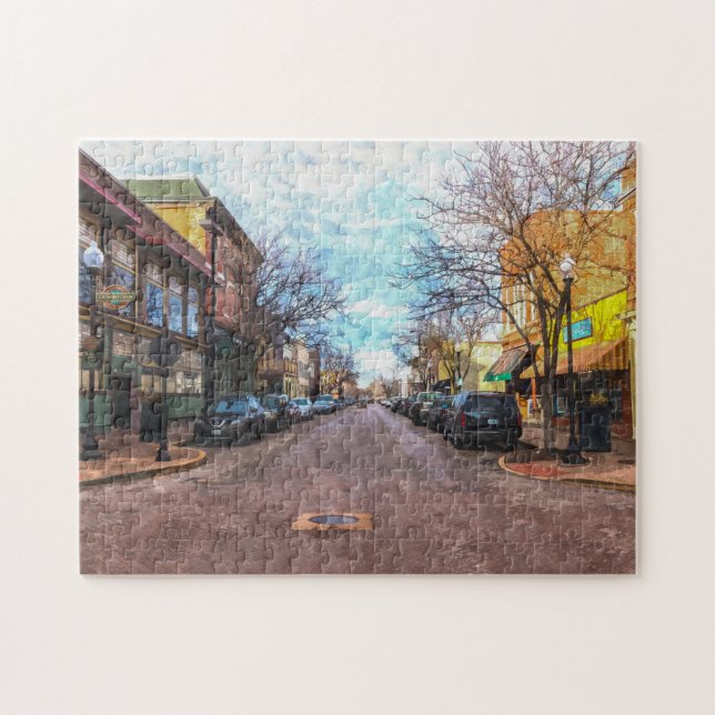 St Charles Main St Painterly Jigsaw Puzzle (Horizontal)