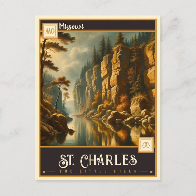 St. Charles, Missouri | Vintage Postcard (Front)