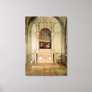 St. Christina Altarpiece Canvas Print