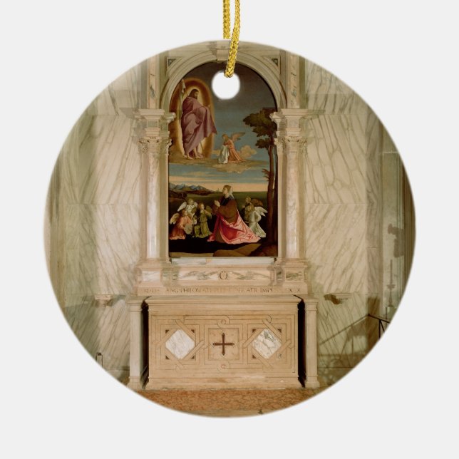 St. Christina Altarpiece Ceramic Ornament (Front)
