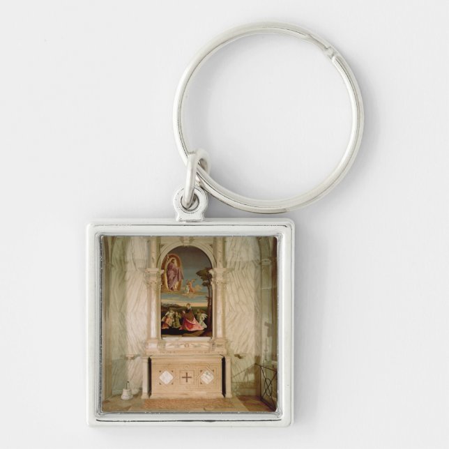 St. Christina Altarpiece Keychain (Front)