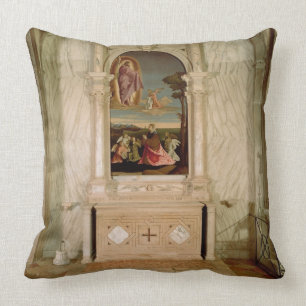 St. Christina Altarpiece Throw Pillow