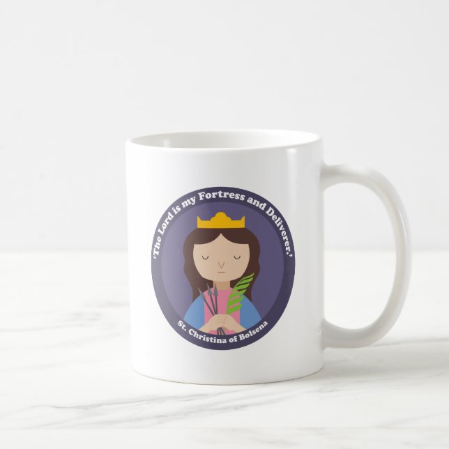 St. Christina of Bolsena Coffee Mug (Right)