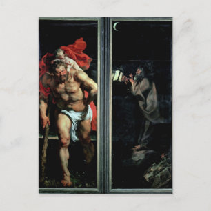 St. Christopher and the Hermit Postcard