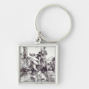 St.Christopher carrying the Infant Christ, 1511 Keychain
