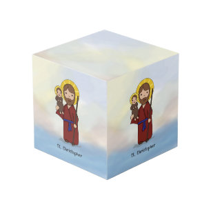 St. Christopher Feast Day Saint  Cube