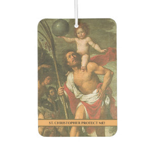 St. Christopher Jesus Catholic Religious Travelers Air Freshener