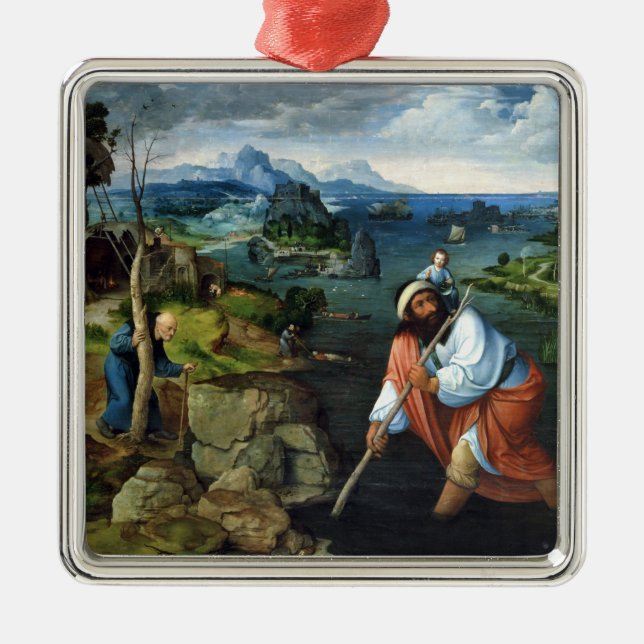 St. Christopher Metal Ornament (Front)