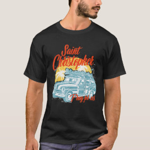 St Christopher Surf Patron Saint of Surfing Gifts T-Shirt