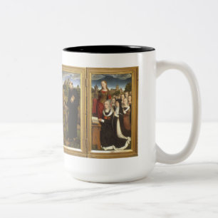 St. Christopher (The Moreel Triptych) Two-Tone Coffee Mug