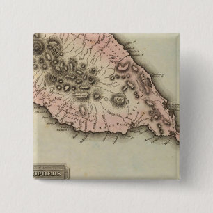 St Christophers 2 Inch Square Button