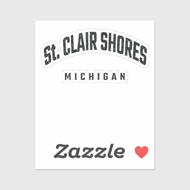St. Clair Shores Michigan MI (Sheet)