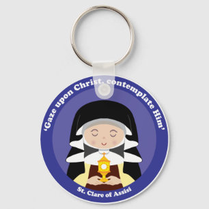 St. Clare of Assisi Keychain