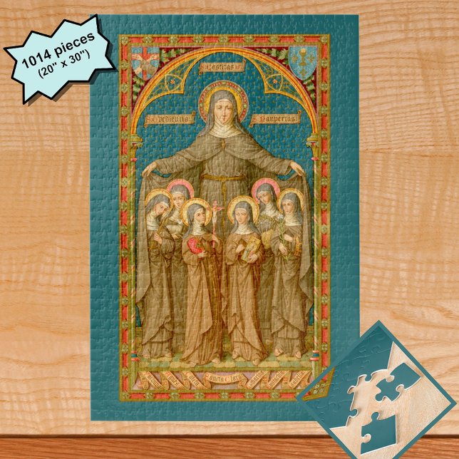 St. Clare of Assisi & Nuns (SAU 027) Jigsaw Puzzle (Creator Uploaded)
