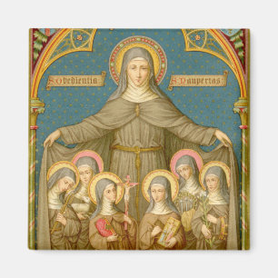 St. Clare of Assisi & Nuns (SAU 027) Magnet