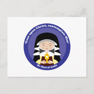St. Clare of Assisi Postcard