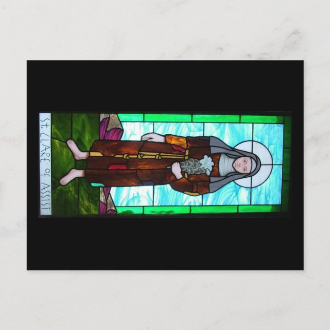 St. Clare of Assisi postcard (Front)