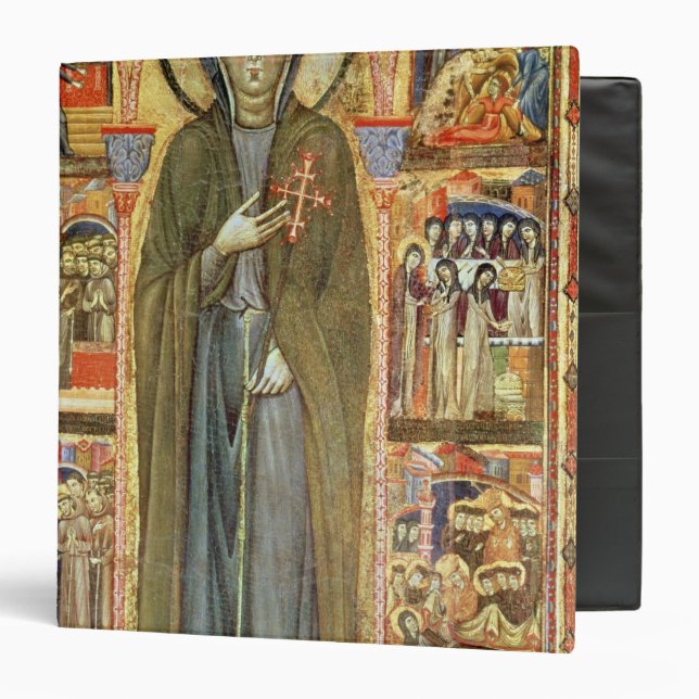 St. Clare with Scenes from her Life Binder (Front/Inside)