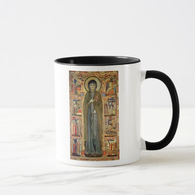 St. Clare with Scenes from her Life Mug (Right)