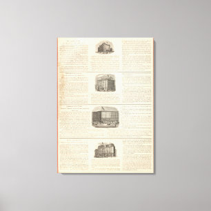 St Cloud Hotel, Westminster Hotel Canvas Print