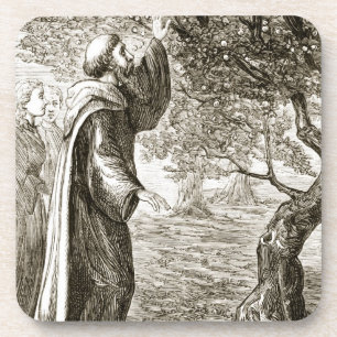 St. Columba changes bitter fruit into sweet, from Coaster