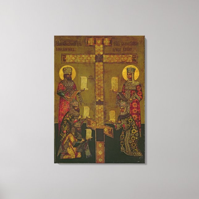 St. Constantine and St. Helena Canvas Print (Front)