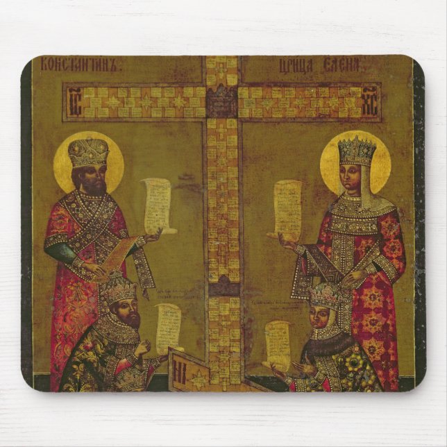 St. Constantine and St. Helena Mouse Pad (Front)